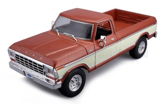 FORD USA - F-150 PICK-UP 1979 - BRUNE BLANC