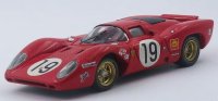 FERRARI - 312P 3.0L V12 COUPE TEAM SEFAC N 19 24h LE MANS 1969 C.AMON – P.SCHETTY - RED