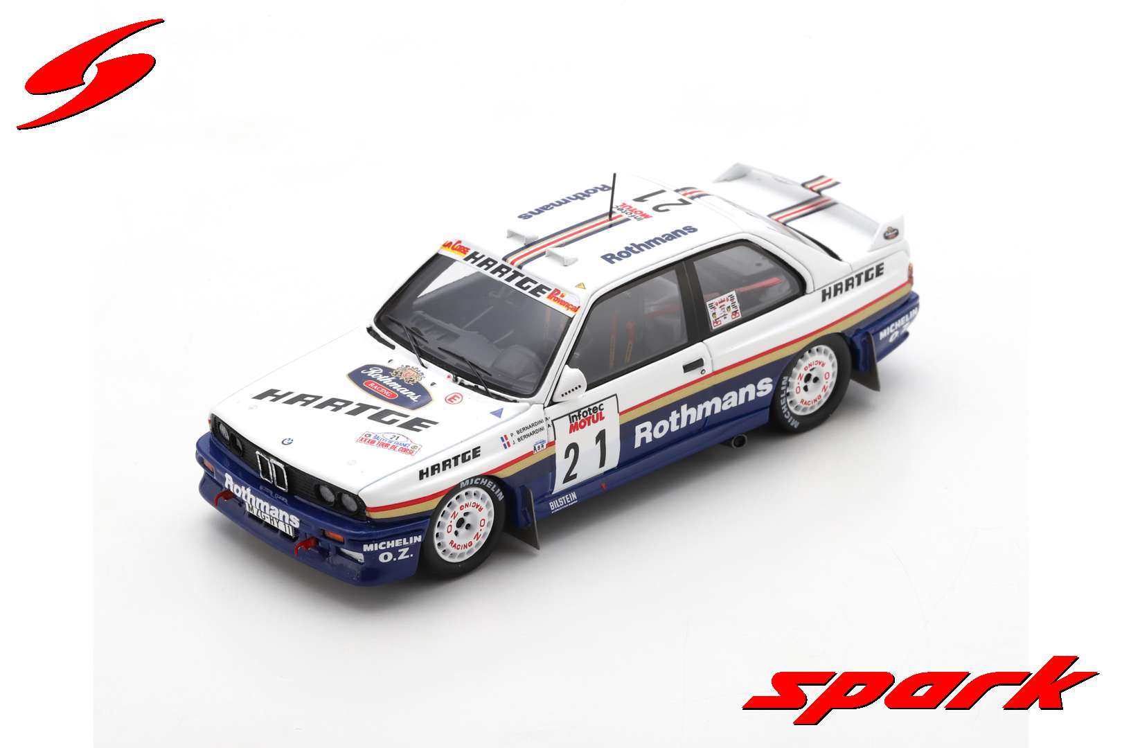 BMW E30 N°21 TOUR DE CORSE RALLYE DE FRANCE 1989 