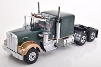 KENWORTH - W900 TRACTOR TRUCK 3-ASSI 1989 - DARK GREEN MET GOLD MET