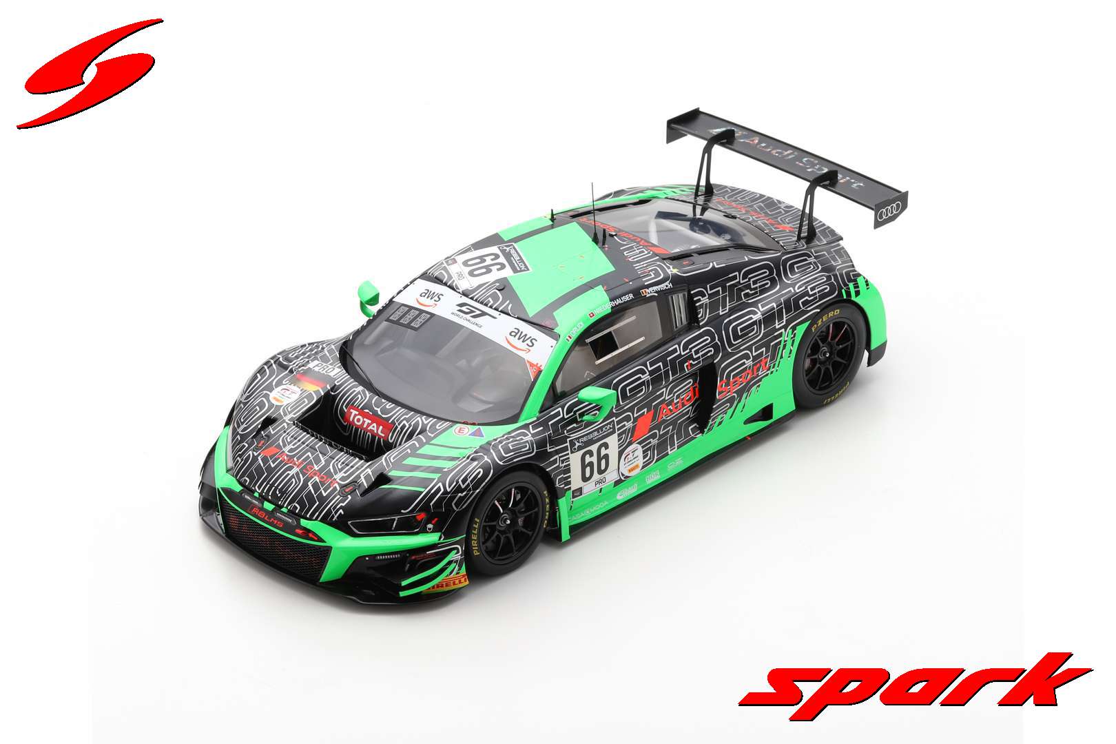 AUDI R8 LMS GT3 NO.66 AUDI SPORT TEAM ATTEMPTO RAC