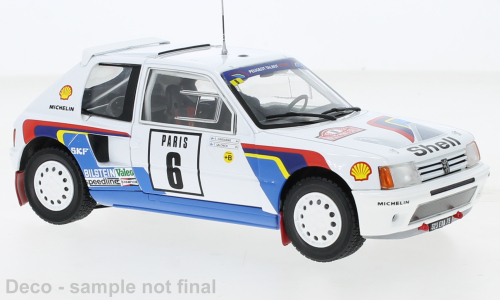 Peugeot 205 T16, No.6, Rallye WM, Rally Monte Carl