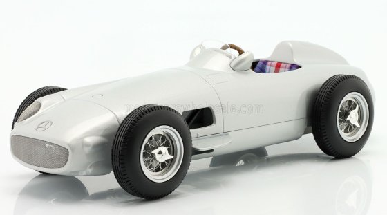 MERCEDES BENZ - F1 W196 N 0 PLAIN BODY 1954 - SILVER