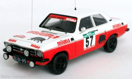 Opel Ascona A, No.57, Rallye WM, Rallye Portugal, J.P.Borges/R.Bevilacqua, 1978