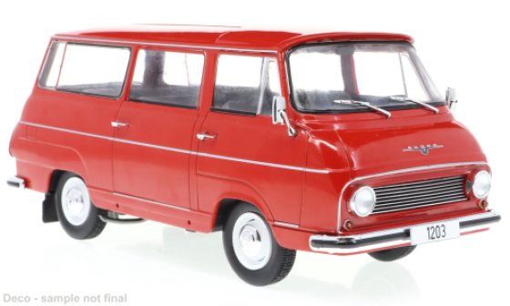 Skoda 1203, rouge, 1968
