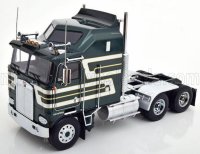 KENWORTH - K100 AERODYNE TRACTOR TRUCK 3-ASSI 1976 - DONKER GROEN MET