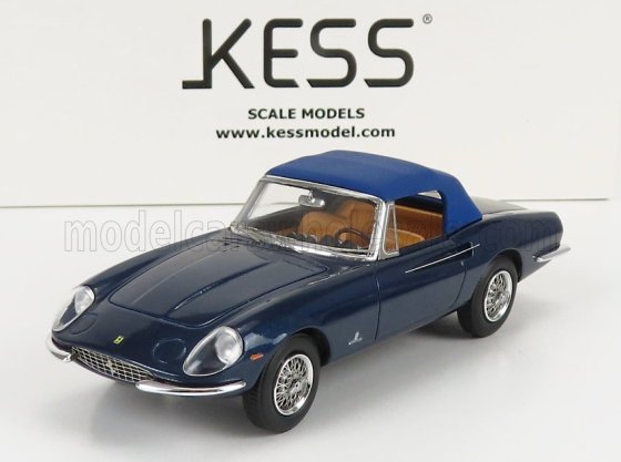 FERRARI - 365 CALIFORNIA SPIDER CLOSED 1966 - BLEU