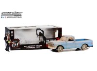 Chevrolet C-10 with Leatherface Figure *the Texas Chainsaw Massacre *, bleu