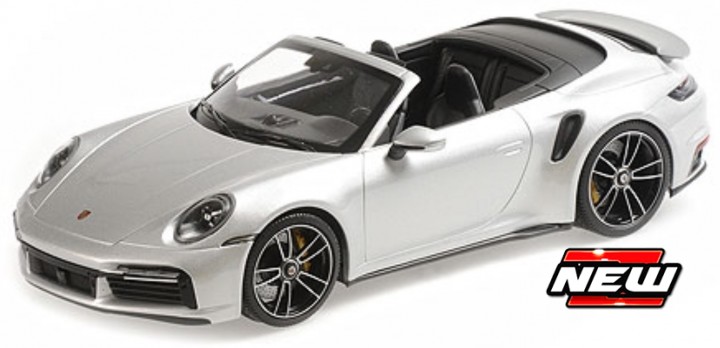 PORSCHE 911 (992) TURBO S CABRIOLET 2020 ZILVER