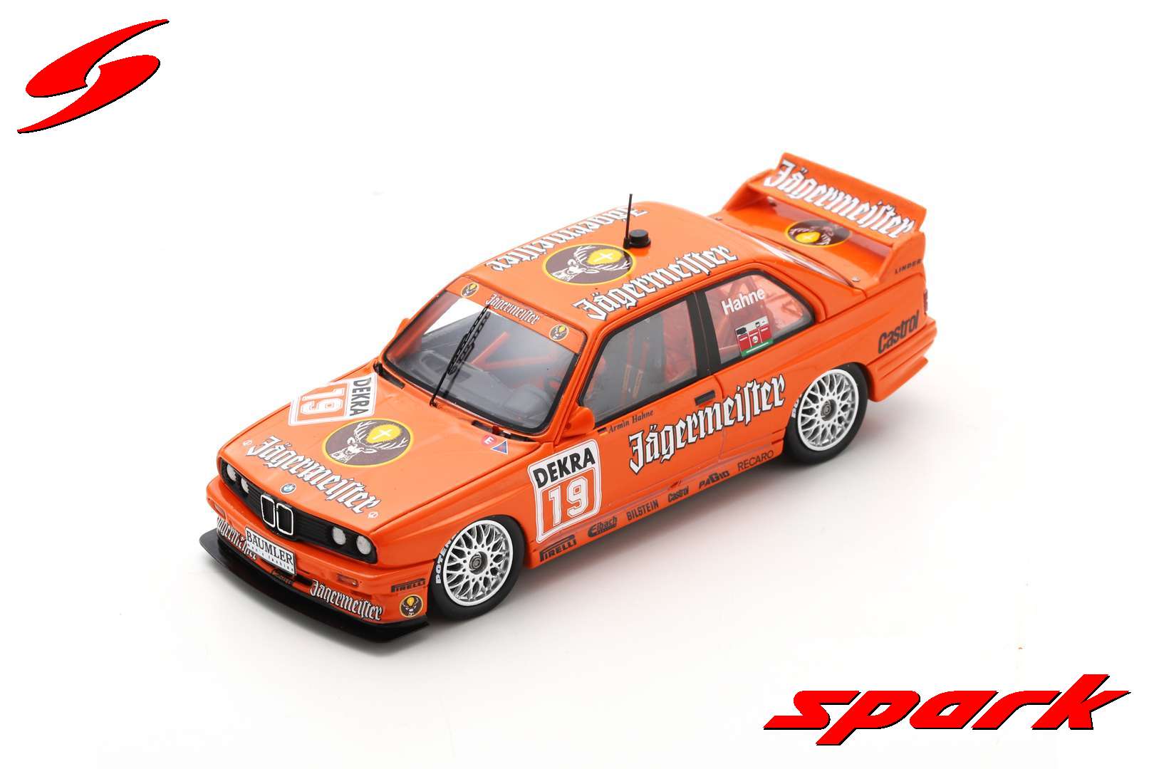 BMW E30 M3 N°19 TEAM LINDER DTM 1992 ARMIN HAHNE