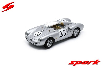 PORSCHE 550A N°33 24H LE MANS 1957 H. HERRMANN R.