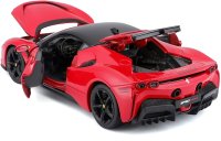 Ferrari SF90 STRADALE rouge ,noir , 4 ouverts