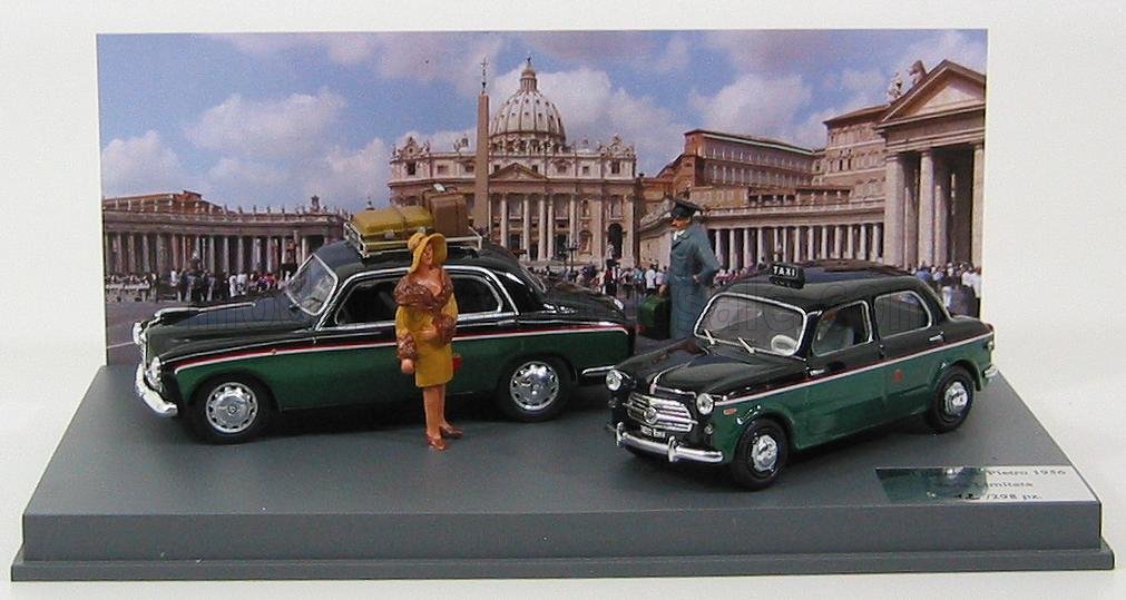 ALFA ROMEO - SET TAXI PIAZZA SAN PIETRO ROMA 1959 