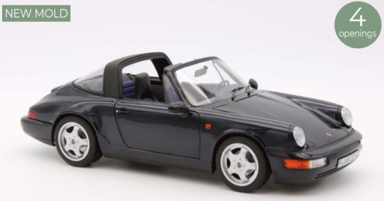 Porsche 911 Carrera 4 Targa 1991 1/18 Norev