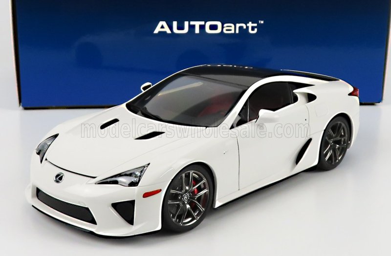 Schaalmodel Lexus Lfa Coupe 2012 Wit 1/18 Autoart