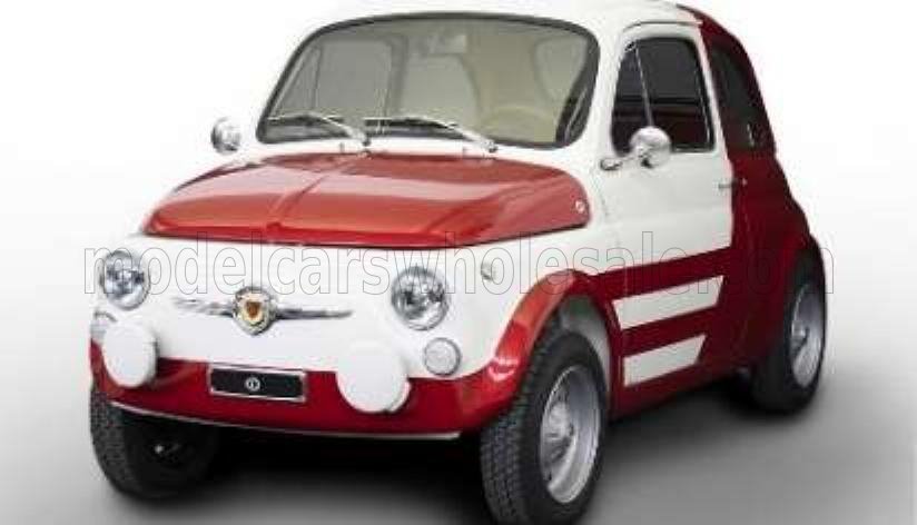 Schaalmodel Fiat - 500 Abarth Turbina Tribute 1965 - Rood