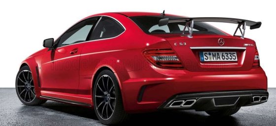 MERCEDES BENZ - C-CLASS C63 6.3 V8 AMG BLACK SERIES 2012 - OPAL ROOD