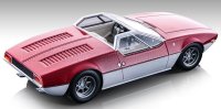 DE TOMASO - MANGUSTA SPIDER 1986 - ROOD ZILVER