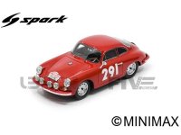 PORSCHE 356B T6 CARRERA 2 GT N°291 RALLYE MONTE CARLO 1963 H-J. WALTER E. STOCK