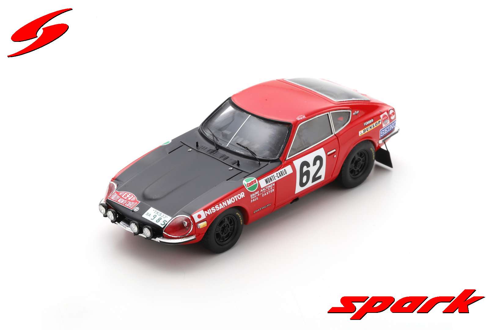 DATSUN 240 Z NO.62 RALLY MONTE CARLO 1971 R. AALTO