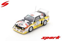 AUDI SPORT QUATTRO S1 E2 N°1 RALLYE MANX INTERNATIONAL 1985 M. MOUTON F. PONS