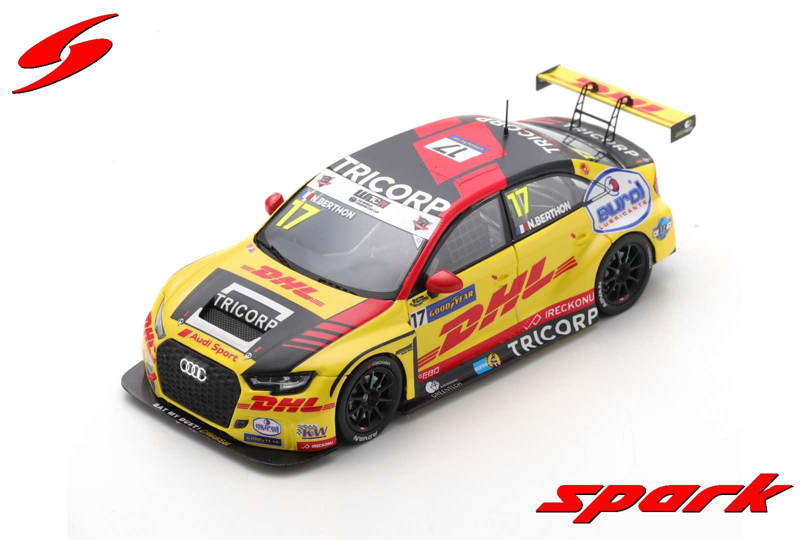 AUDI RS 3 LMS N°17 COMTOYOU DHL AUDI SPORT 3th RA