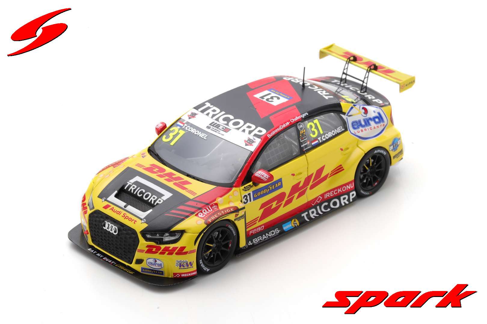 AUDI RS 3 LMS N°31 COMTOYOU DHL AUDI SPORT WINNER