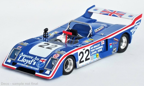 Chevron B31, RHD, No.22, 24h Le Mans, T.Charnell/I