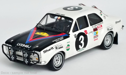 Ford Escort MK I, No.3, Safari Rallye, R.C.Hillyar