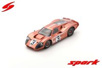 FORD GT40 MK IV NO.3 24H LE MANS 1967 M. ANDRETTI - L. BIANCHI WITH ACRYLIC COVER