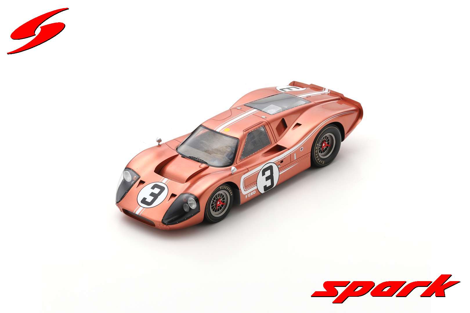 FORD GT40 MK IV NO.3 24H LE MANS 1967 M. ANDRETTI 