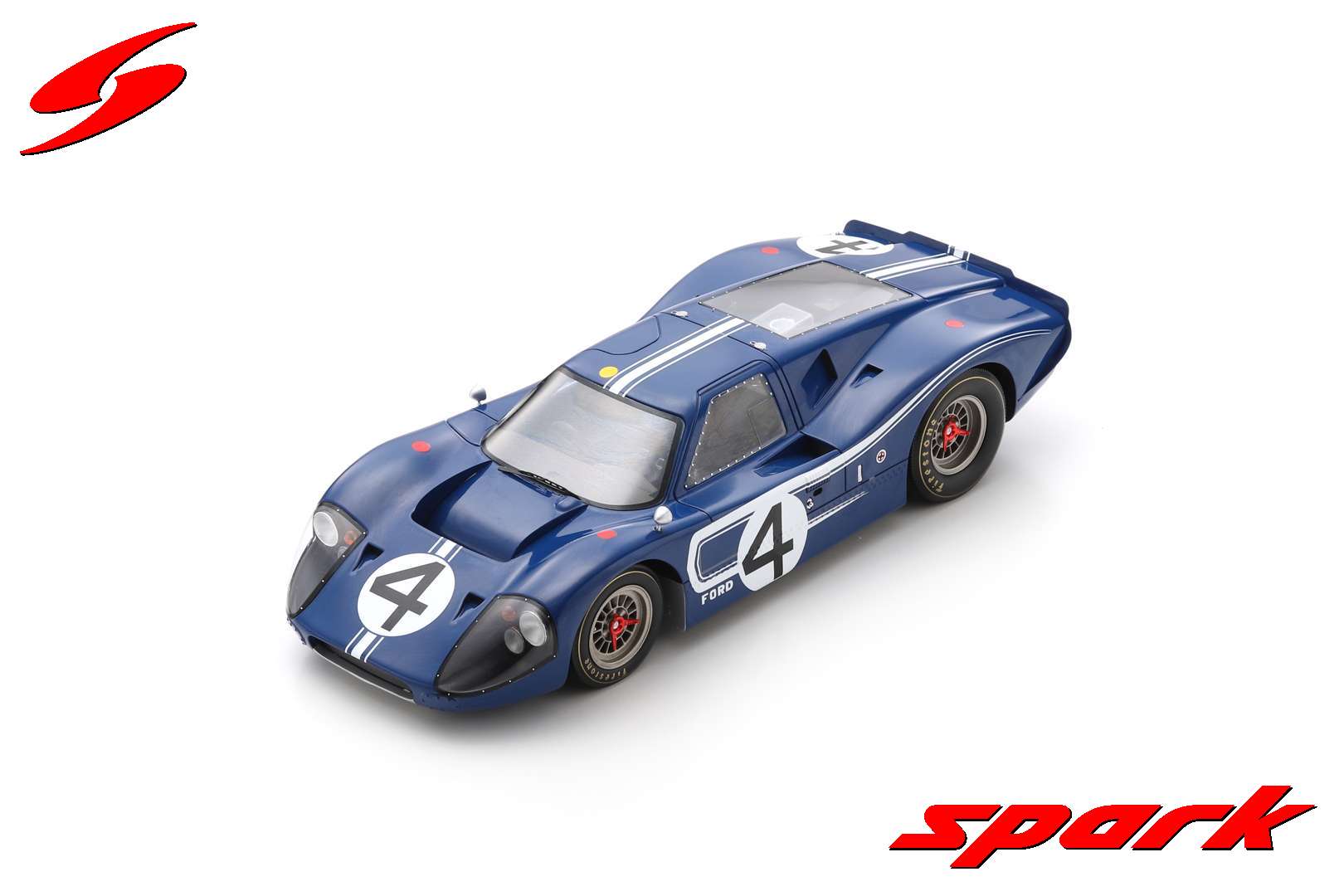 FORD GT40 MK IV NO.4 24H LE MANS 1967 L. RUBY - D.