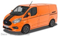 Ford Transit Custom Sport, oranje/zwart, RHD