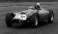 FERRARI - F1 D50 N 4 2nd BRITISH GP 1956 A.DE PORTAGO - PETER COLLINS