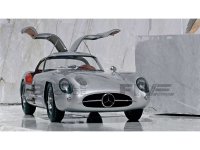 MERCEDES BENZ - SL-CLASS 300SLR COUPE UHLENHAUT 1955 - ROUGE INTERIOR - ARGENT