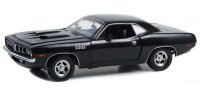 PLYMOUTH - CUDA COUPE 1971 - JOHN WICK CHAPTER 4 MOVIE 2023 - ZWART