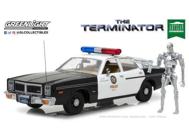 Dodge Monaco Metropolitan Police with 1:18 T-800 E