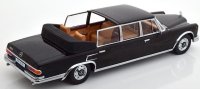 MERCEDES BENZ - S-CLASS 600 PULLMAN (W100) LANDAULET SEMICONVERTIBLE 1964 ZWART