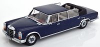 MERCEDES BENZ - S-CLASS 600 PULLMAN (W100) LANDAULET SEMICONVERTIBLE 1964 - BLEU