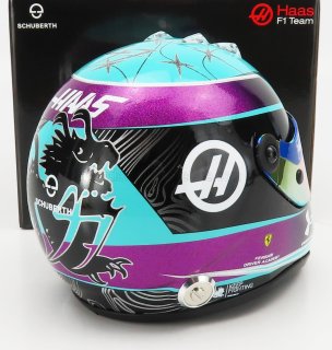 F1 CASCO HELMET VF-22 TEAM HAAS N 47 MIAMI GP 2022 MICK SCHUMACHER