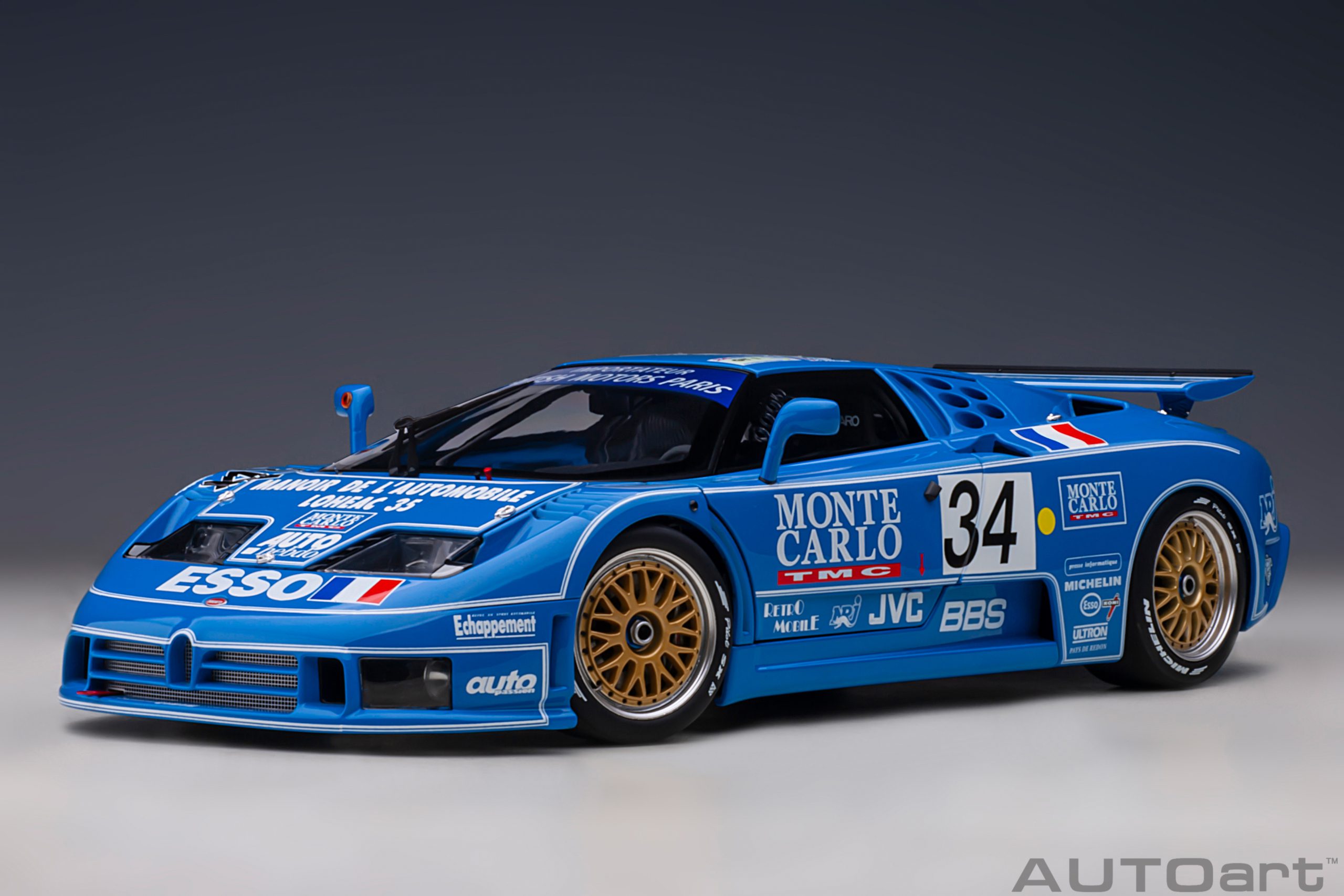 Bugatti EB110 LM Le Mans 24h 1994 #34