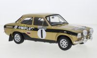 Ford Escort MKI RS 1600, No.1, Welsh Rally, Old Gold, R.Clark/J.Porter, 1972