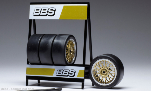Velgen BBS Motorsport uit één stuk, chroom/goud,