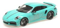 PORSCHE 911 (992) TURBO S COUPE SPORT DESIGN 2021 GROEN