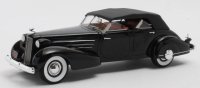CADILLAC - V16 DUAL COWL SPORT PHEATON CABRIOLET CLOSED 1937 Noir