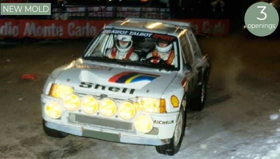 Peugeot 205 T16 1985  Monte-Carlo Rally #2 Ari Vat