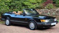 Saab 900 Turbo Convertible 1992 Black