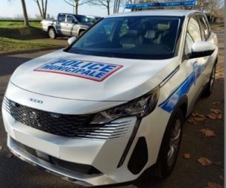 Peugeot 3008 2023 Police Municipale échelle 1/43 de NOREV