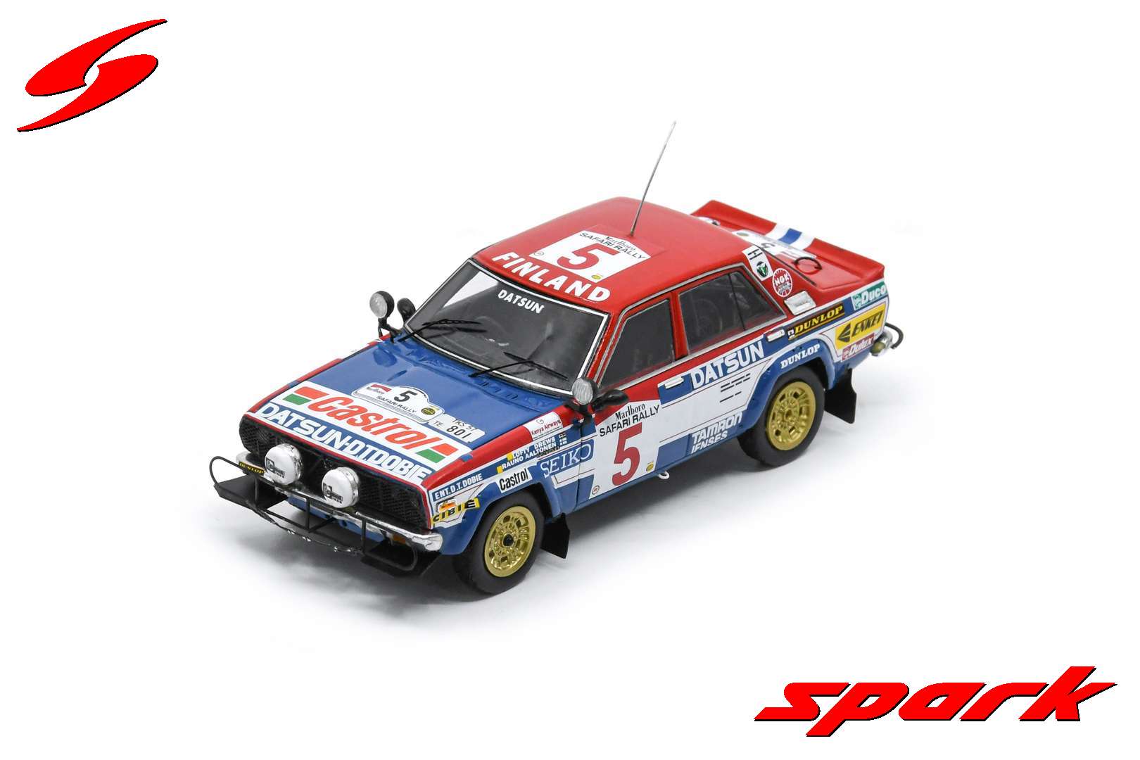 DATSUN VIOLET GT NO. 5 2ND RALLY SAFARI 1981 R. AA