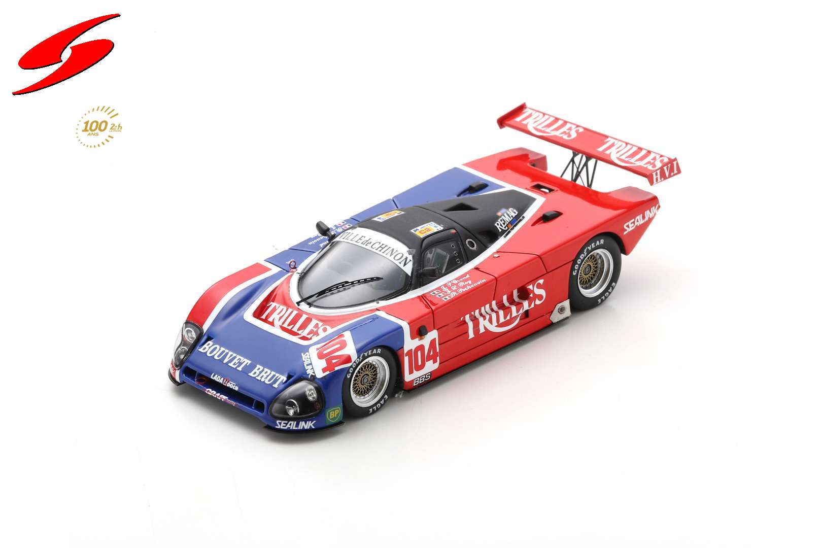 SPICE SE89C NO.104 19E 24H LE MANS 1989 JP. GROTE 